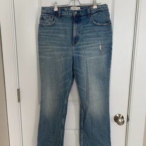 Abercrombie Ultra High Rise Kick Flare Jeans